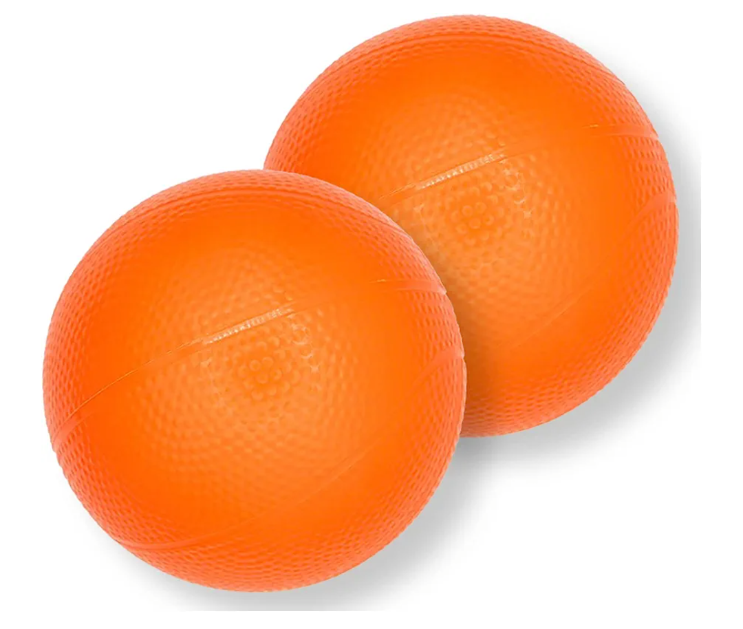 Kids Replacement Basketball | Compatible with Little Tikes Easy Score | Fits Standard Mini Basketball Hoop | Indoor & Outdoor | 6” Diameter | Perfect for Toddlers & Little Kids (2 Ball Pack)