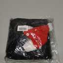 Dog Christmas Costume Funny Adjustable Wig Pet Costumes with Santa Hat for Medium Large Dogs Halloween Christmas Outfit, Black