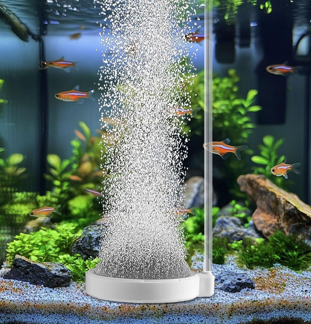 Air Stone for Aquarium Fish Tank Bubbler, 2 Inch Small Nano Air Bubble Stone Aerator Fish Tank Accessories
