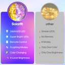 600 LED Christmas Lights Outdoor Waterproof, 246FT Twinkle Lights, Color Changing String Lights with 11 Lighting Modes, Timing, Christmas Decoration-Multicolor to Warm White