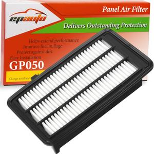 EPAuto GP050 (CA12050) Engine Air Filter, Replacement for Honda Civic 1.5L (20162021), CR-V 1.5L (20172022)  Rigid Panel Filter for Fuel Efficiency and Engine Protection
