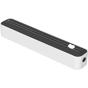 Plastic Wrap Dispenser with Cutter | Black | Fits 12-Inch Wide, 100-Foot Rolls (Up to 1.65" Diameter) | with Cling Film | Magnetic & Suction