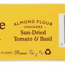 Simple Mills Almond Flour Crackers, Sundried Tomato & Basil, Gluten Free, Flax Seed, Sunflower Seeds, Corn Free, Good for Snacks, Made with whole foods, (Packaging May Vary), 4.25 Ounce