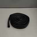 ToLanbbt 16.4FT Garage Door Seals Bottom Rubber 0.19" P Bulb Bottom Weather Seal, Weatherproof Replacement Weather Stripping Compatible with Overhead Door (16.4 FT, Black)