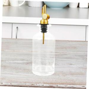 1set Glass Olive Oil Dispenser and Vinegar Storage Bottle Kitchen Essential for Precise Pouring Capacity for Dressings and Syrups