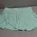 Real Essentials 4 Pack: Women's Basic Casual Stretchy Mini Skirt - Skater A-Line Flowy Flared  2XL