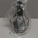 Black Wall Sconces,Adjustable Head Vintage Cage Wall Mount Light, Lightess Black Wall Sconces Lighting Industrial Retro Wall Mount Lamp Home Kitchen Cafe(1pack).