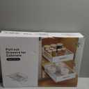 2 Pack Pull Out Cabinet Organizer, Slide Out Cabinet Drawers Peel and Stick Pull Out Drawers Heavy Duty Pull Out Shelf for Kitchen, Cupboard, Pantry, Bathroom (16.5" D*11.8" W*3.94" H-White)