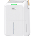 KNKA 2500 Sq.Ft Dehumidifiers for Home with Drain Hose Max 34 Pints, Dehumidifier for Basement, Bedroom, Bathroom, Large Room, Three Modes, Intelligent Humidity Control, Dry Clothes, 24HR Timer