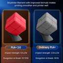 SUNLU PLA+2.0 3D Printer Filament, Upgrade PLA+ Filament 1.75mm, Tougher and Stronger, Neatly Wound PLA Plus Filament, Dimensional Accuracy +/-0.02mm, 1KG Spool(2.2lbs), Pink