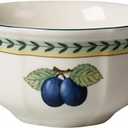 Villeroy & Boch French Garden Fleurence Soup/Cereal, Premium Porcelain, Made in Germany, 4.75 in, 8 oz Capacity, White/Multicolored