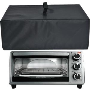 Heavy Duty Heat-Resistant Waterproof Dust-proof cover for BLACK 4-Slice Toaster Oven TO1303SB/TO1313SBD /Proctor Silex 31122 Modern Toaster Oven and other models