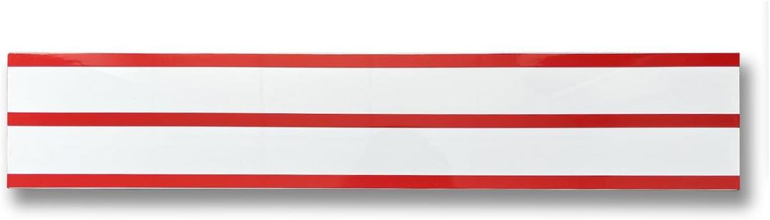 Self Adhesive Door Kick Plate 34 Inches Acrylic Decrotive Protection Plates for Exterior Interior Bottom of Doors Peel and Stick On,1/10 Inch Thickness 6x34 in White