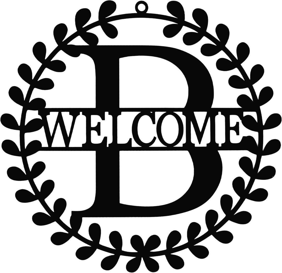 Weibefee 12 Inch Metal Letters B Home Wall Decor, Engagement Gifts for Couples, Garden Decor, Patio Decor, House Warming Gifts New Home, Bridal Shower Gifts, Outdoor Decor, Bathroom wall decor, Wall Art Decor