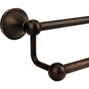 Antique Bathroom Double Towel Bar Oil Rubbed Bronze, 24 Inch Towel Racks for Bathroom Wall Mounted,Bathroom Towel Holder Bronze,Two Towel Rod Hanger for Hotel