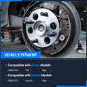 Autoround 512353 Rear Wheel Bearing and Hub Assembly Fit for Honda Accord 2008-2012, Acura TSX 2009-2014 5-Lug