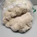 Smoofy Faux Fur Throw Blanket for Couch - Linen Super Soft Cozy Bubble Blanket, Fluffy Plush Fuzzy Throw for Sofa & Bed, Thick Lightweight Warm Blanket, Luxury Aesthetic Gift for Women 50"x60"