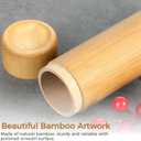 4PCS Bamboo Scattering Urns for Human Ashes, Cremation Ashes Tube Urns, Small Bamboo Scattering Urns for Dog Cat Pet Ashes, Scattering Your Loved Ones Ashe in Your Favorite Place
