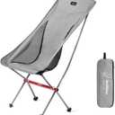 Naturehike Camping Chair, Foldable with Storage Bag, Outdoor Portable Chair for Adults, Lightweight, Supports 330lbs, Backpacking Chair for Fishing, Hiking, Beach, Lawn, Large