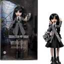Monster High Wednesday Doll and Accessories, Wednesday Addams Collectible in Nevermore Academy Uniform with Thing and Backpack, Doll Stand (Multicolor)