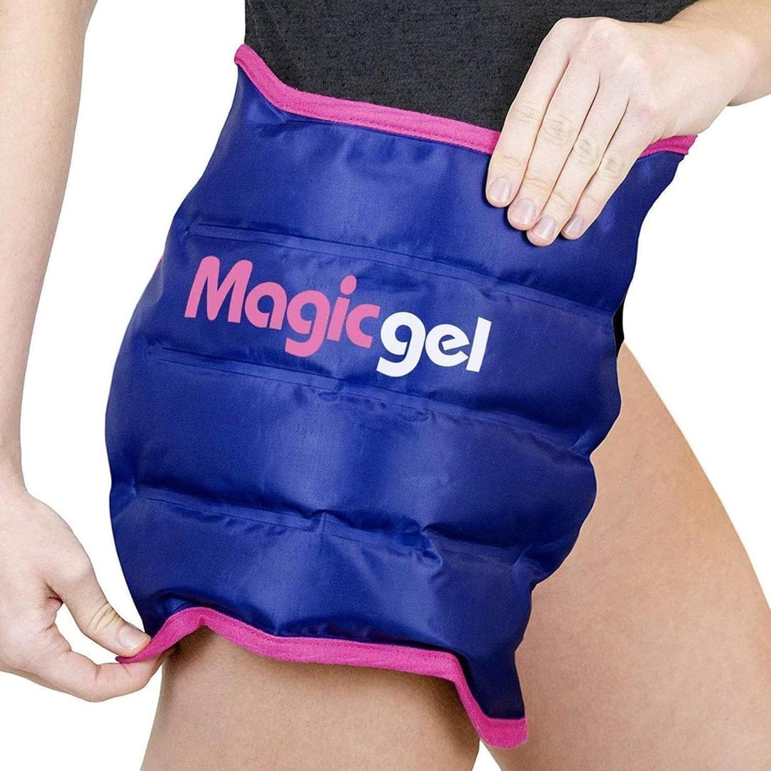 Magic Gel Hip Ice Pack Wrap - Reusable Cold Pack for Hip Bursitis, Hip Replacement Surgery and Hip Flexor Pain. Hip ice wrap for Inflammation, Swelling and Hip Pain Relief
