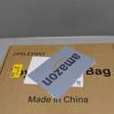 6 Packs Large Toy Storage Bags with Labels, Reusable Clear PVC Board Game Storage, Travel Waterproof Organizer Bags with Zipper for Building Blocks, Puzzle, Kids Books (black)