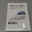 VHS TO Digital Converter, USB Video Capture Card, Video Capture Device, RCA TO USB Converter,Convert VHS VCR Hi8 Mini DV to Digital/DVD,For Tape Player Camcorder Camera PC TV,Windows Mac OS Compatible