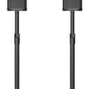 New Upgrade Speaker Stand for Bose S1 Pro Plus, Height Adjustable up to 36.2"- 22.6", Wireless Studio Monitors Speakers Stands for Bose (Pair) Black