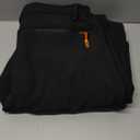 HYCOPROT Men's Snow Ski Waterproof Softshell Snowboard Pants Fleece Lined Winter Outdoor Windproof Warm Hiking Cargo Pants (38, Black)