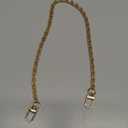 Purse Chain Strap Crossbody Gold Chain Shoulder Bag Replacement Strap (Length:17.7inch)