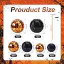 30pcs Disco Ball Cake Decoration with Sticks, Halloween Cupcake Toppers Mini Small Disco Ball Picks Halloween Cake Decoration Cupcake Decor for 70s Disco Theme Party Birthday