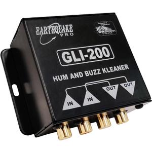 Earthquake Sound GLI-200 Hum and Buzz Kleaner 600 Ohm RCA in/Out Ground Loop Isolator
