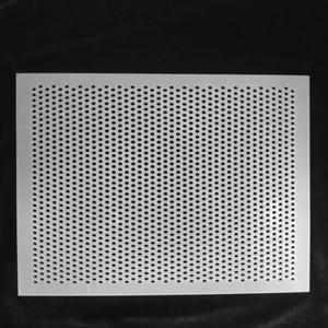 PVC Perforated Plastic Sheet With Flat 2 Pcs