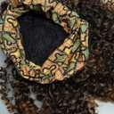 Aisaide Afro Kinky Curly Wig Headband Wigs for Black Women,Short Ombre Brown Wig with Headband Attached Natural Full Afro Wig HeadWrap 2 in 1 Synthetic