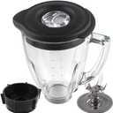 Replacement parts 6-Cup Glass Jar With Blade, Compatible with Oster Blenders