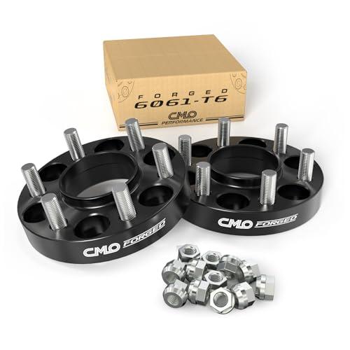 Customadeonly 6x135 Wheel Spacers for F150 2015-2025,Black (1 Inch Thick) Hubcentric True Forged for Expedition, Navigator 2015-2025 with M14x1.5 Studs(2pcs 87.1mm Hub Bore), 1 Inch - 2 Pieces - Fits F150 2015-2025
