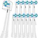 12 Pcs IO Replacement Heads Compatible with Oral B IO 2 3 4 5 6 7 8 9 10 Deep Clean Series, Brush Heads for Gum Care Compatible with Oral B IO (White)