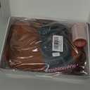 Long Ginger Wig with Bangs for Women,4x4 Realistic Scalp, Free Parting,Layered Hairstyle Synthetic Heat Resistant for Daily Party Use 26 inch