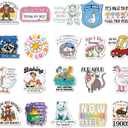 Ceenna 20 Pcs Funny Fridge Magnets Reusable Cute Animals and Words Fun Anime Refrigerator Magnets for Office Work Home Car Locker Cabinet Gifts Decorations (Fresh Style)
