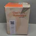 Cool Mist Humidifier - 2.2L Water Tank, for Bedroom, Baby, Quiet Ultrasonic Air Vaporizer, Adjustable Mist Level, 360 Nozzle Rotation, Auto-Shut Off, Large Area Humidifiers Easy Fill and Clean (Grey)