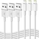 iPhone Fast Charging Cable [Apple MFi Certified] 3-Pack 3FT Lightning to USB Cable iPhone Charger Cord Compatible with iPhone 14 13 12 11 Pro Max XR XS X 8 7 6 Plus SE iPad and More 3FT
