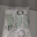 NICETOWN White Sheer Linen Curtains for Living Room 84 inch Length 2 Panels Set, Grommet Semi Sheer Privacy with Light Filtering Flax Window Treatments for Bedroom, W52 x L84