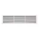 Linear Bar Air Grille 36" X 8", Aluminum Air Supply/Return Grilles,Easy Air Flow,Removable Grille/Door-HVAC Air Vent Cover,White [Outer Dimensions: 36.8"w X 8.8"h]