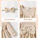 Mioglrie Baby Girl Dress Toddler Girls' Dresses  Girls Clothes Fall Winter Outfits, 6-12 Months 
