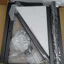 Bar Stool30 Inch Counter Height Bar StoolsModern Leather Barstools with Metal LegCounter Seat with Footrests, Bar Chairs for Kitchen Island/Dining Room in Black