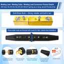 LC-40 Welding Leads,Welding Lead Connectors,Welding Cable Connectors,Male & Female Welding Connectors for Welding Machine Accessories,1/0 and 2/0 Welding Cable Size Capacity,Rated up to 350 Amps-2PACK