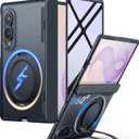 JUESHITUO 360 Magnetic Stand for Samsung Galaxy Z Fold 8 Case (Wide), Black