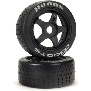 ARRMA DBoots Hoons 42/100mm Silver Belted RC Tires Mounted on 2.9" 5-Spoke 17mm Hex Wheels (Set of 2): ARA550070, Black ARRMA DBoots Hoons 42/100mm Silver Belted RC Tires Mounted on 2.9" 5-Spoke 17mm Hex Wheels (Set of 2): ARA550070, Black