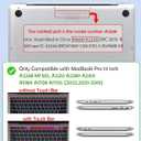 Compatible with MacBook Pro 13 Inch Case 2022-2016, A2338 M1 M2/A2289/A2251/A2159/A1989/A1706/A1708 Touch Bar & Touch ID, Braided Pattern Hard Case with Keyboard Cover & Screen Protector,White