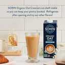 SOWN Organic Oat Creamer Vanilla - Barista Oat Milk Non Dairy Coffee Creamer - Plant Based, Dairy-Free, Vegan, Gluten-Free, Non-GMO, Shelf Stable - 32oz (Pack of 6) (EXP 11/05/26)